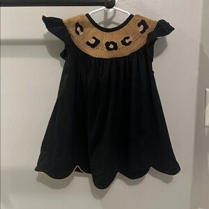 Cheetah Smocked Bloomer Set